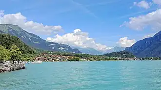 Schwanden bei Brienz village on the Brienzersee