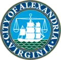 Official seal of Alexandria, Virginia