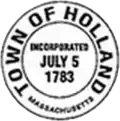 Official seal of Holland, Massachusetts