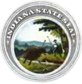 Seal of Indiana (1899–1950)