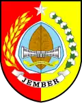 Coat of arms of Jember Regency
