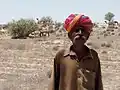 Elderly man of thar desert wearing Phentiyo/Phento turban.