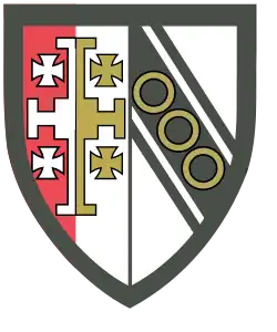 Selwyn College heraldic shield
