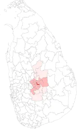 Location of Senkadagala