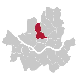 Location of Jongno District in Seoul