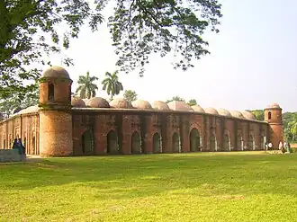 Shat Gombuj (Sixty Dome) Mosque in Bagerhat, Bangladesh