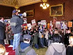 Image 19Local issues are often the subject of free speech. (from Freedom of speech by country)