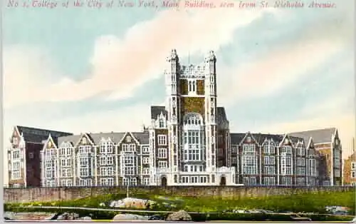 Shephard Hall tower (1903–1907), City College of New York, George Browne Post, architect.