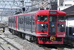 Shinano Railway livery in March 2018