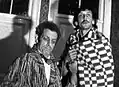 Yakov Shmayev and Yevgeniy Suhonenkov in the film "Clownery"