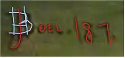 This signature by Joel could also be read as Boel, jet, when distinguishing between its compartments, it becomes clear that it reads H. B. Joel.