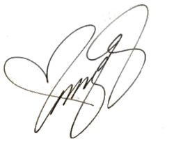 Signature of Park Min-young