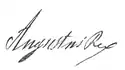 Augustus II's signature