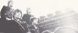 Silvery on the roof of Fortress Studios in 2008