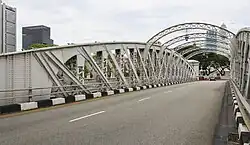 One of the bridge's girders.