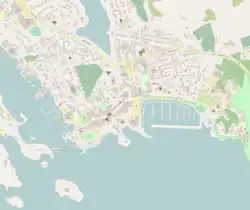 US Coast and Geodetic Survey Seismological and Geomagnetic House is located in Downtown Sitka