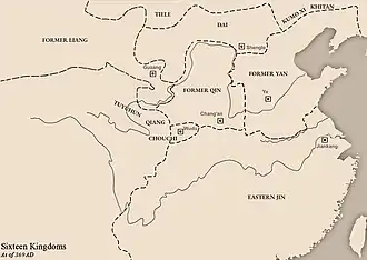 Former Yan in 369 AD