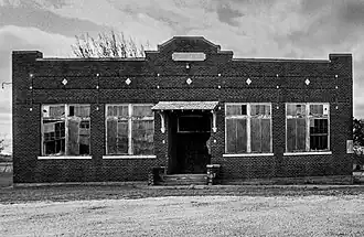 An empty school building.