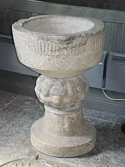 Baptismal font