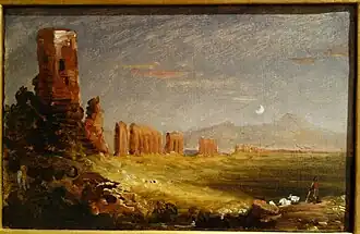 Sketch for Aqueduct near Rome, c. 1832, New Britain Museum of American Art, Connecticut