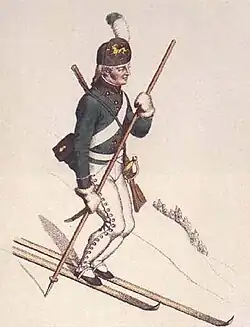 Horwegian soldier wearing a kabuss