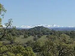 Sierra Nevada visible from Latrobe