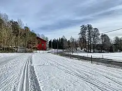 Ski tracks af Talosaari, Helsinki