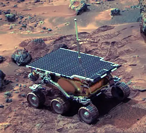 Sojourner rover on Mars