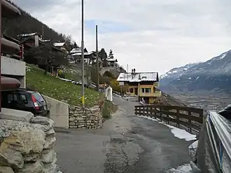 Sommet-des-Vignes, a section in Martigny-Combe