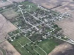 South Solon from the air