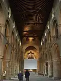 The Norman nave, built in the early 12th century