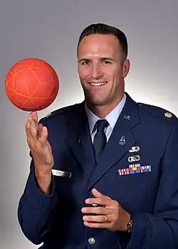 Andrew Donlin in Space Force uniform