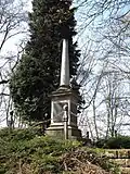 German memorial for the Lower Rhenish Fusilier Regiment No. 39