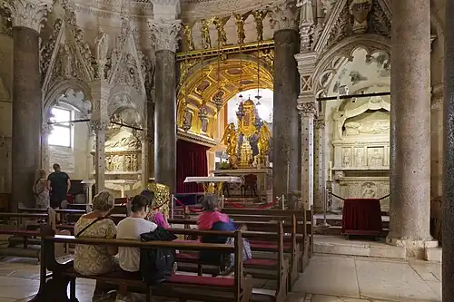 Interior of the cathedral