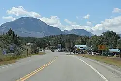 Looking south at St. Mary's sign