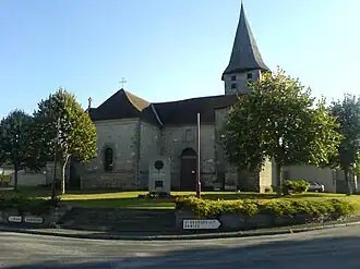 The church in Saint-Sulpice-les-Champs