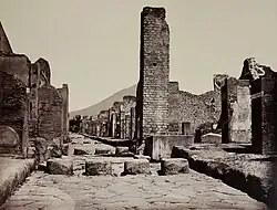 Stabbia Street (Pompeii), c. 1870