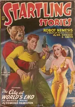 July 1950 cover by Bergey