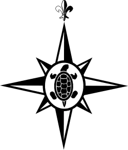 The logo of Sainte Marie among the Iroquois