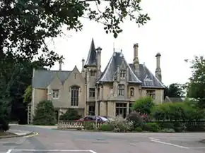 Gothic house built of stone