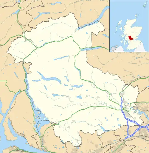 Callander is located in Stirling