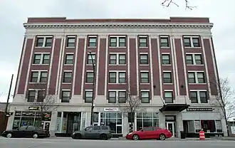 The Strand Hotel, a NRHP listed apartment hotel on Cottage Grove Avenue.