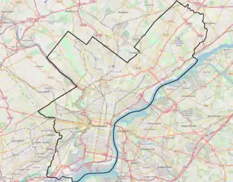 Comcast Technology Center is located in Philadelphia