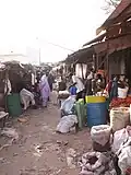 Streets near the port of M'Bour, Senegal