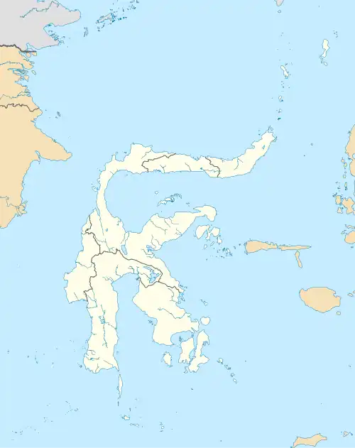 2018 Asian Games torch relay is located in Sulawesi