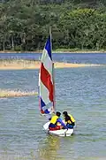 Sailing on Lake Guajataca
