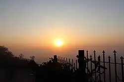 Sunrise seen from Nandi Hills