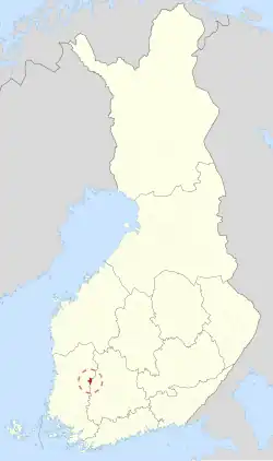 Location of Suoniemi in Finland