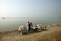 Refugees from flooding, 2010