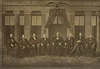 The Chase Court in 1868.